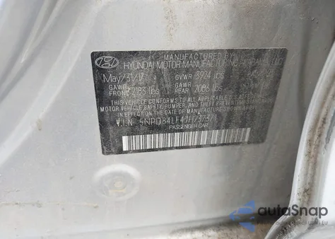 2018 Hyundai Elantra Sel from USA, damaged, VIN 5NPD84LF4JH237371